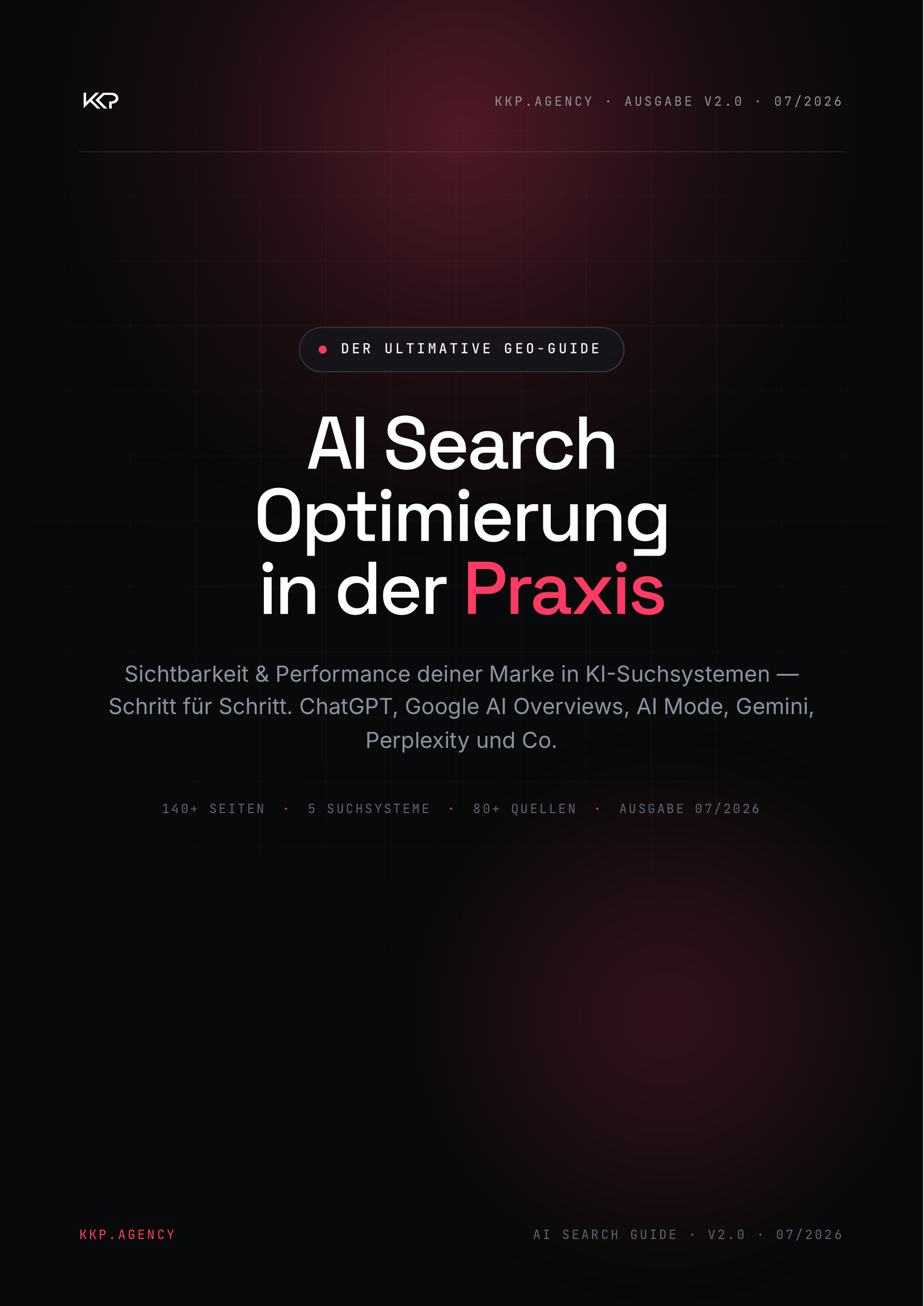 KKP AI Search Guide V2.0 — AI Search Optimierung in der Praxis
